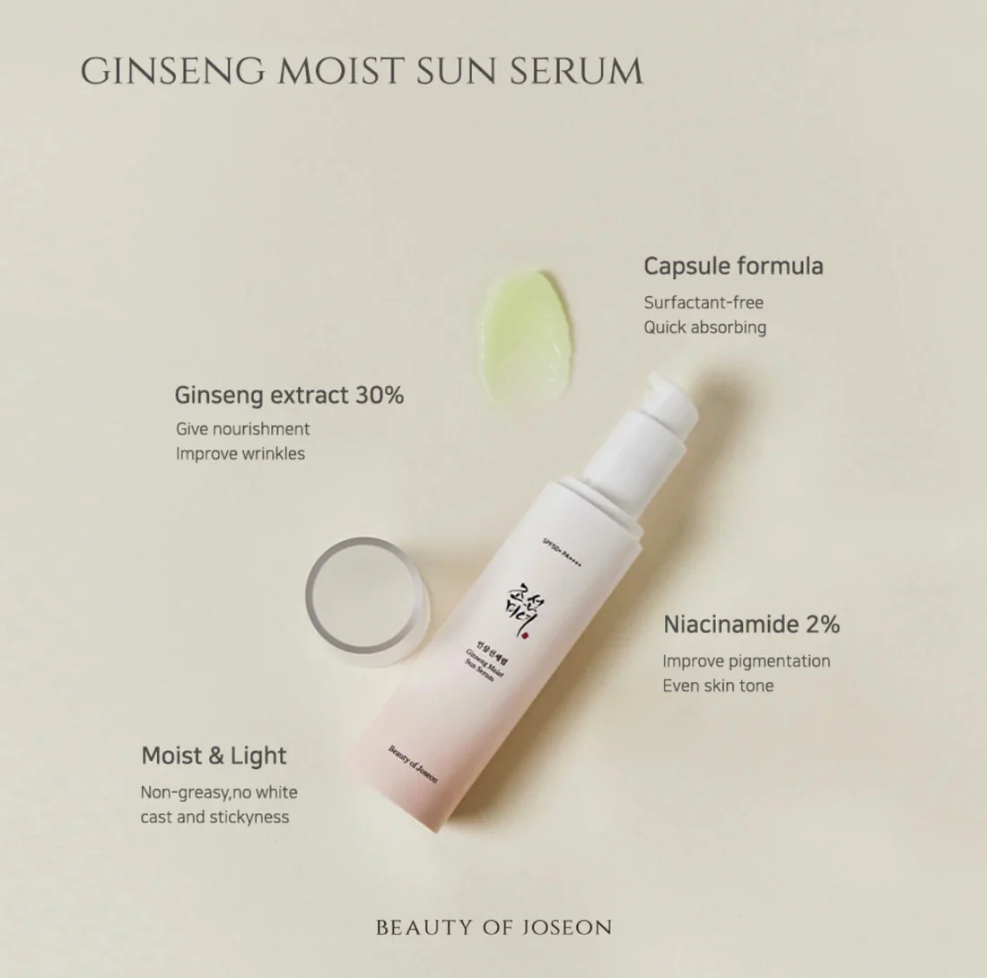 Ginseng Moist Sun Serum SPF50 50ml